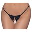 Set 3 chilotei tanga decupati, Negru si Rosu, One Size (S-L)