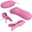 Cleme Sfarcuri Pretty Love Electrosoc cu vibratii - Roz
