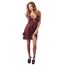 Bordeaux Red Dress with Glitter prim plan