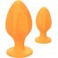 Set Dopuri Anale CalExotics Cheeky 2 Anal Plugs - Orange set cadou
