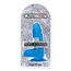 Dildo Giacomo Blu Trasparente, 17 cm