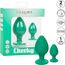 Set Dopuri Anale CalExotics Cheeky 2 Anal Plugs Set - Verde cutie