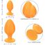 Set Dopuri Anale CalExotics Cheeky 2 Anal Plugs - Orange detalii dimensiuni