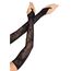 Floral Net Extra Long Gauntlet Arm Warmers, Black