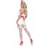 Costumatie Asistenta Vinyl ER Hottie Dress - detaliu sort si accesorii