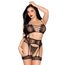 Set Bra Top G-String Harness Leg Avenue