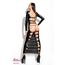 Rochie lunga neagra cu decupaje, Dorothea, Demoniq