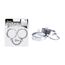 Jucarie pentru adulti Excellent Power Sex, catuse metalice argintii extra, 70 mm