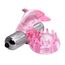 Inel pentru penis cu vibrator Dolphin Bullet Roz No.2 vedere layterala