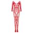 Bodystocking Beauty Night, Lorna, Rosu, S-L