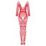 Bodystocking Beauty Night, Lorna, Rosu, S-L