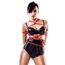 Set Shibari SHINJU, chiloti inalti, bustiera, sfori bondage cu sfori
