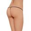 Bikini, Softline, String 2427, cu decupaj, dantela, elastic, negru - vedere spate