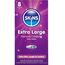 Cutia Skins Extra Large, pachet de 8 prezervative