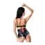Set Shibari SHINJU, chiloti inalti, bustiera, sfori bondage spate