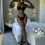 Lace by LJ Gloved Leopard Print Catsuit Black