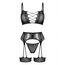 Set Lenjerie Intima Mood Swing Leg Avenue - Neagra