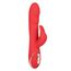Vibrator rabbit cu incalzire Jack Rabbit Signature CalExotics rosu, vedere de ansamblu