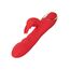 Vibrator rabbit cu incalzire Jack Rabbit Signature CalExotics rosu, vedere de sus