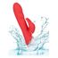 Vibrator rabbit cu incalzire Jack Rabbit Signature CalExotics rosu, vedere completa