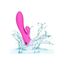 Vibrator cu suctiune si vibratie Malibu Minx CalExotics roz, detaliu baza