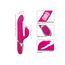 Vibrator rabbit cu bile si miscare ritmica Enchanted Embrace CalExotics roz, detaliu inel metalic