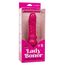 Vibrator flexibil cu sclipici Lady Boner CalExotics roz, detaliu varf