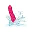Vibrator flexibil cu sclipici Lady Boner CalExotics roz, vedere completa