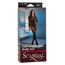 Body dres integral din plasa cu model geometric Scandal CalExotics negru, vedere laterala