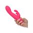 Vibrator rabbit cu doua motoare Love Bunny CalExotics roz, detaliu panou control