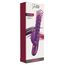 Vibrator rabbit cu rotatie si impingere Swirl She.E.O mov, detaliu urechi iepuras