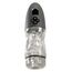 Masturbator automat transparent cu vibratie si suctiune Extreme Milker CalExotics, vedere de ansamblu cu manson vizibil