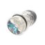 Masturbator automat transparent cu vibratie si suctiune Extreme Milker CalExotics, detaliu manson textuat