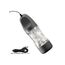 Masturbator automat transparent cu vibratie si suctiune Extreme Milker CalExotics, detaliu capac depozitare