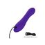 Vibrator flexibil Bend and Hold Rumbler CalExotics mov, vedere din fata