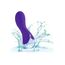 Vibrator flexibil Bend and Hold Rumbler CalExotics mov, detaliu baza