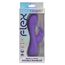 Vibrator rabbit flexibil Bend and Hold Double Rumbler CalExotics mov, detaliu tija curbata
