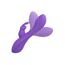 Vibrator rabbit flexibil Bend and Hold Double Rumbler CalExotics mov, detaliu panou control