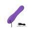 Vibrator rabbit flexibil Bend and Hold Double Rumbler CalExotics mov, vedere laterala