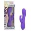 Vibrator rabbit flexibil Bend and Hold Double Rumbler CalExotics mov, vedere de sus