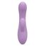 Vibrator triplu flexibil Bend and Hold Rumbler CalExotics mov, detaliu ureche stimulare clitoridiana