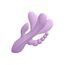 Vibrator triplu flexibil Bend and Hold Rumbler CalExotics mov, detaliu panou control