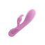 Vibrator dublu cu fluture Aura Dual Flutter CalExotics roz, detaliu panou control