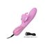 Vibrator dublu cu fluture Aura Dual Flutter CalExotics roz, detaliu baza