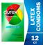 Prezervative cu Arome de Fructe Durex "Tropical Mix Pleasure Fruits" 12 Bucati