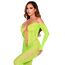 Body Dres Print Sarpe Leg Avenue, Verde Neon, S-L
