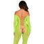 Body Dres Print Sarpe Leg Avenue, Verde Neon, S-L