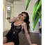 Babydoll_Negru_Leg_Avenue model dantela trandafiri
