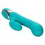 Vibrator Rabbit CalExotics Enchanted Lover, Turcoaz, 12 Vibratii, 4 Rotatii prim plan