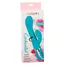Vibrator Rabbit CalExotics Enchanted Lover, Turcoaz, 12 Vibratii, 4 Rotatii cutie